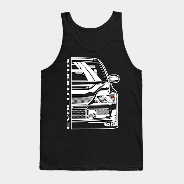 Lancer Evolution 9 Tank Top by idrdesign